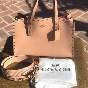 Coach Charlie blush with rhinestone